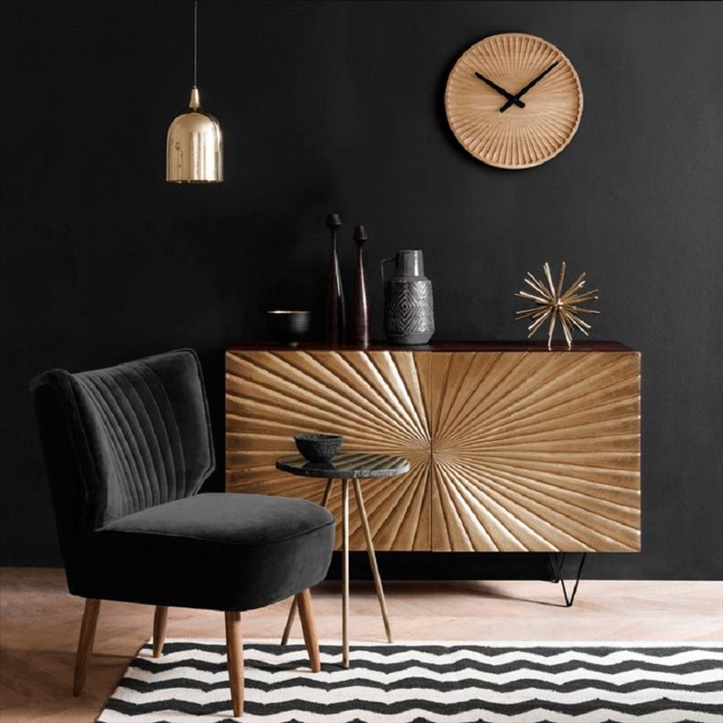 Wooden Art Wall Clock